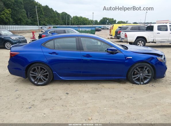 19UUB2F62JA012571 2018 ACURA TLX Blue Rear interior view