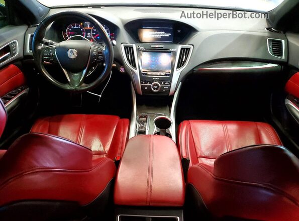 19UUB2F62KA005427 2019 ACURA TLX White Dashboard view
