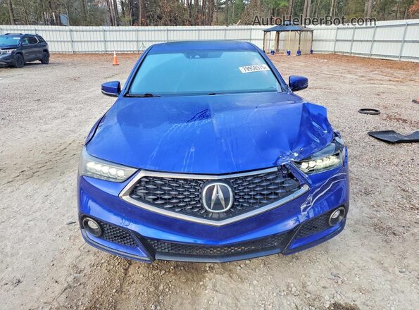 19UUB2F63JA002115 2018 ACURA TLX Blue Widok z przodu