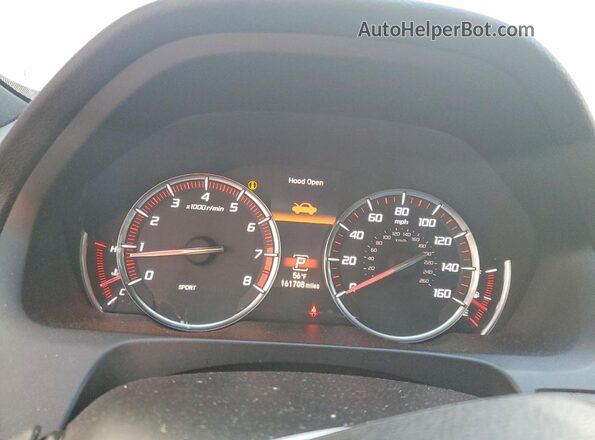 19UUB2F63JA002115 2018 ACURA TLX Blue Widok zestawu wskaźników