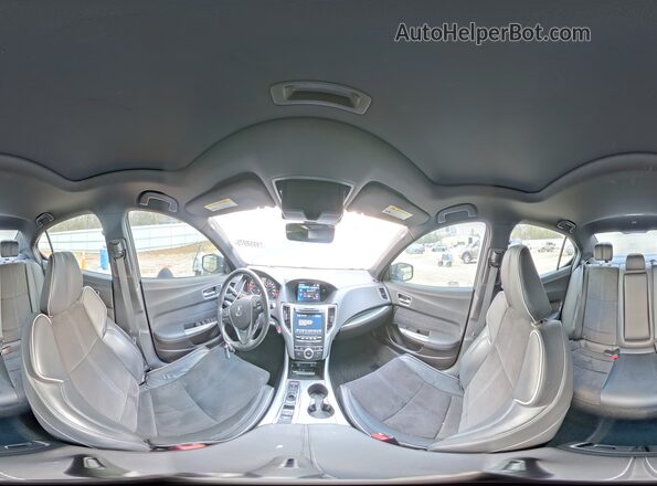 19UUB2F63JA002115 2018 ACURA TLX Blue Widok naklejki z numerem VIN