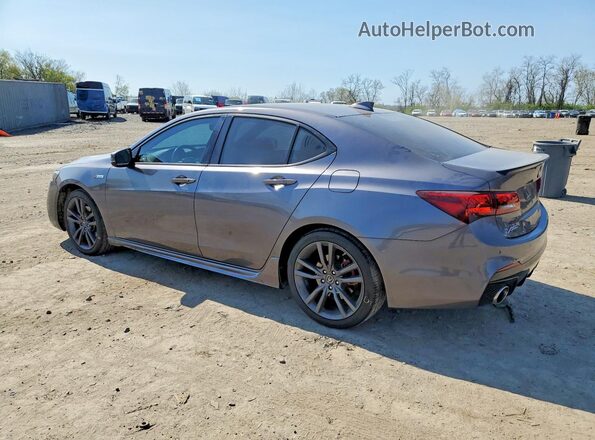 19UUB2F63JA003491 2018 ACURA TLX Серый Задняя левая четверть