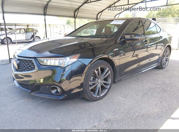 19UUB2F63JA003541 2018 ACURA TLX Черный Передняя левая четверть