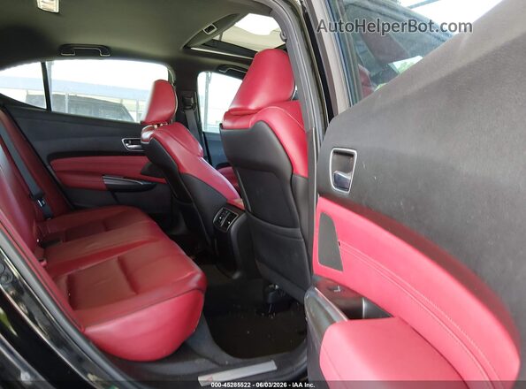 19UUB2F63JA003541 2018 ACURA TLX Черный Вид наклейки с VIN-кодом