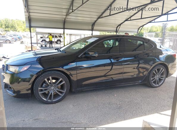 19UUB2F63JA003541 2018 ACURA TLX Черный Панорамный вид салона 360°