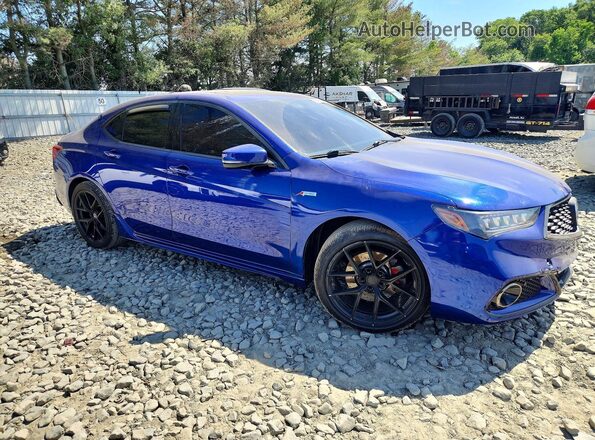 19UUB2F63JA012949 2018 ACURA TLX Blue Delantero derecho