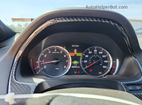 19UUB2F63JA012949 2018 ACURA TLX Blue Vista del cuadro de instrumentos