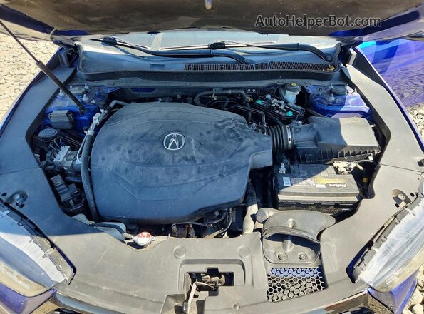 19UUB2F63JA012949 2018 ACURA TLX Blue Vista interior trasera