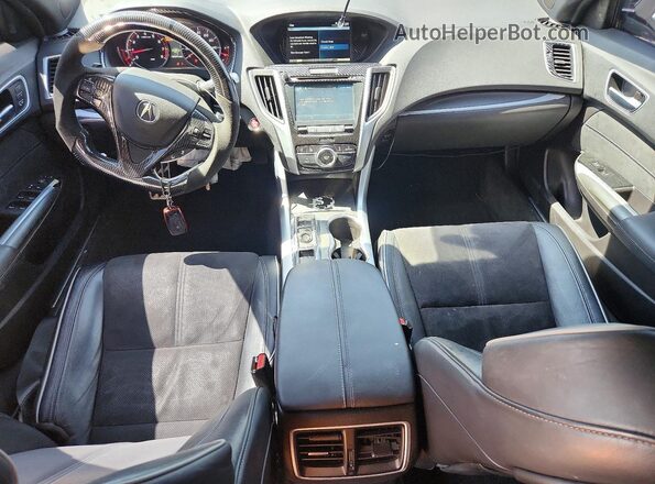 19UUB2F63JA012949 2018 ACURA TLX Blue Vista del salpicadero