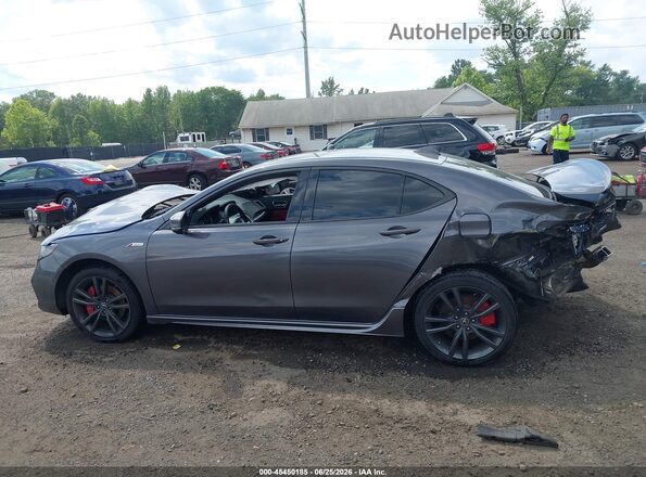 19UUB2F63KA000866 2019 ACURA TLX Gray სალონის 360-გრადუსიანი ხედი