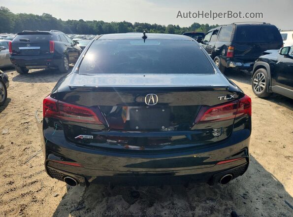 19UUB2F64JA012992 2018 ACURA TLX Black Հետևի տեսք