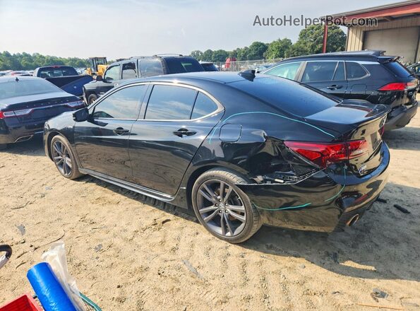 19UUB2F64JA012992 2018 ACURA TLX Black Հետևի ձախ