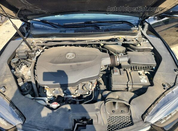 19UUB2F64JA012992 2018 ACURA TLX Black Սալոնի հետևի տեսք
