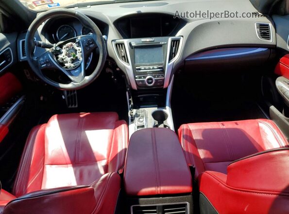 19UUB2F64LA005656 2020 ACURA TLX Black Widok deski rozdzielczej