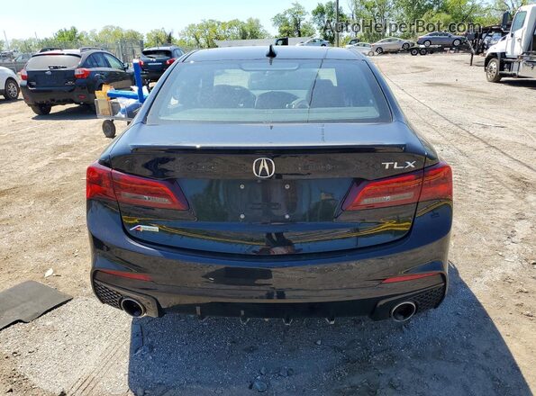 19UUB2F64LA005656 2020 ACURA TLX Black Widok z tyłu