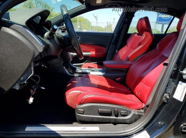 19UUB2F64LA005656 2020 ACURA TLX Black Widok wnętrza z przodu