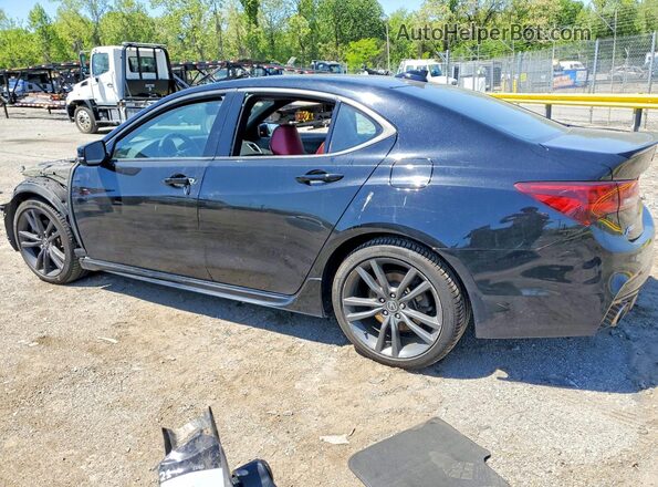 19UUB2F64LA005656 2020 ACURA TLX Black Tył lewy