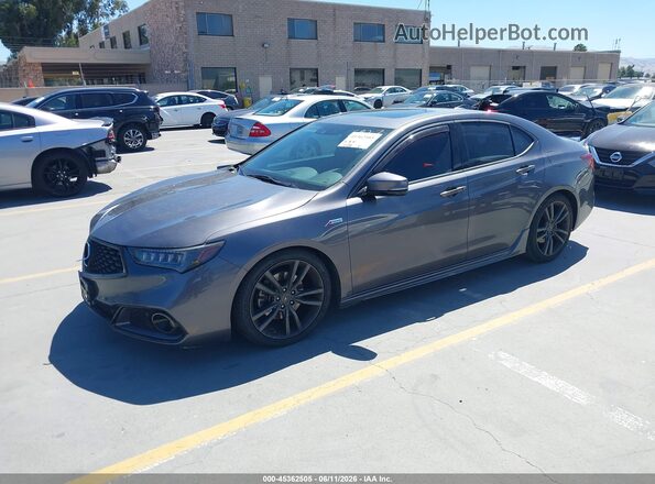 19UUB2F65KA006927 2019 ACURA TLX Gray Передня ліва чверть