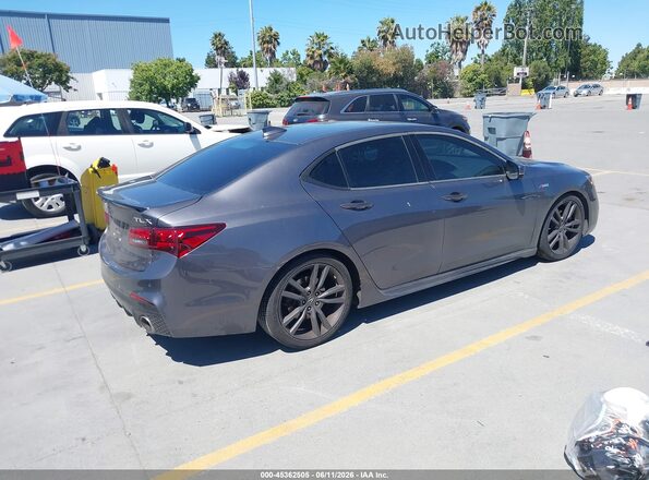 19UUB2F65KA006927 2019 ACURA TLX Gray Задня права чверть