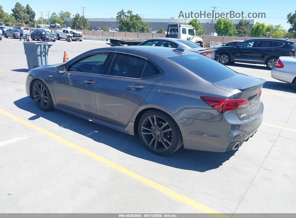 19UUB2F65KA006927 2019 ACURA TLX Gray Задня ліва чверть