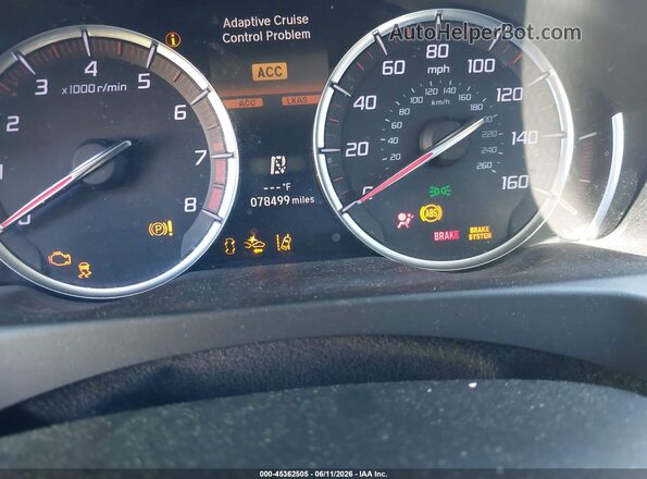19UUB2F65KA006927 2019 ACURA TLX Gray Вид задніх сидінь