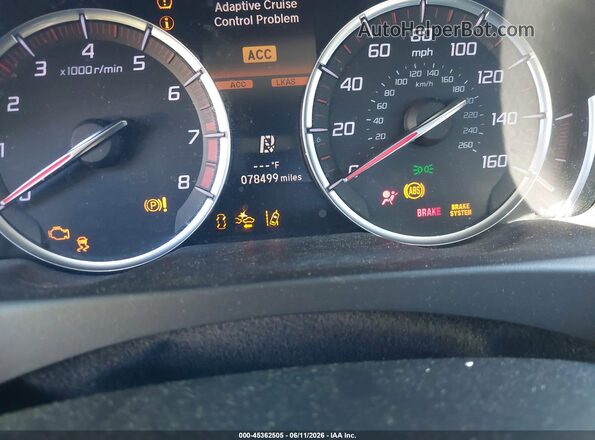 19UUB2F65KA006927 2019 ACURA TLX Gray 