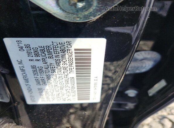 19UUB2F68KA000054 2019 ACURA TLX Черный Вид подкапотного пространства