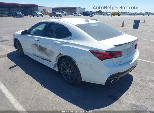 19UUB2F6XJA012253 2018 ACURA TLX White Trasero izquierdo