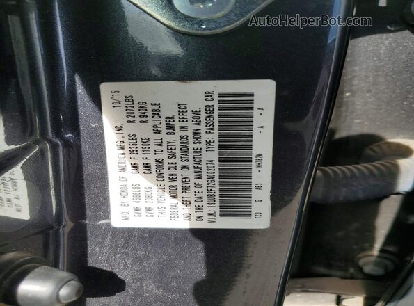 19UUB2F72GA002074 2016 ACURA TLX Gray 