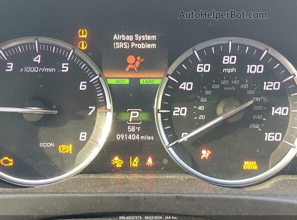 19UUB3F35KA007281 2019 ACURA TLX White 