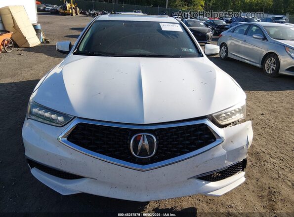 19UUB3F35KA007281 2019 ACURA TLX White Instrument cluster view