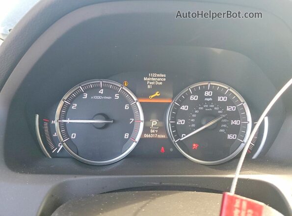 19UUB3F37LA001919 2020 ACURA TLX Gray Vista del cuadro de instrumentos