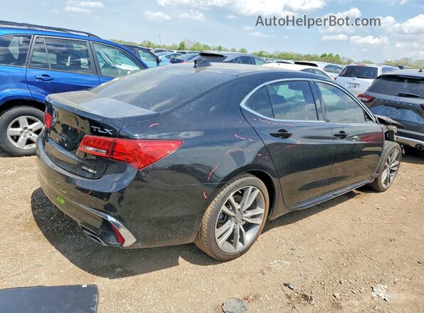 19UUB3F40KA003342 2019 ACURA TLX Black Tył prawy