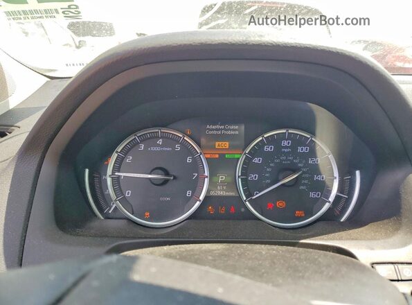 19UUB3F40KA003342 2019 ACURA TLX Black Widok zestawu wskaźników
