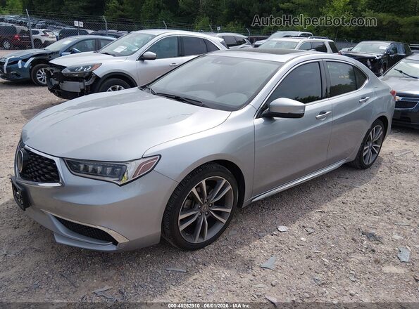 19UUB3F46LA003816 2020 ACURA TLX Silver Առջևի ձախ երեք քառորդ տեսարան