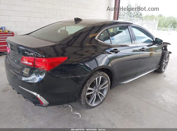 19UUB3F47KA006562 2019 ACURA TLX Black Հետևի աջ