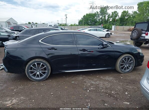 19UUB3F51JA005737 2018 ACURA TLX Black Սալոնի 360 աստիճան տեսք