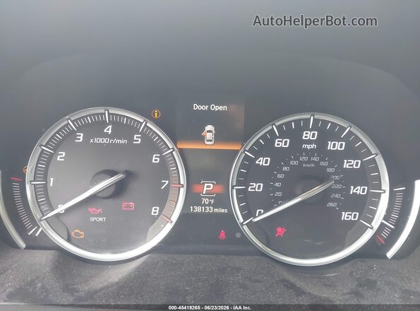 19UUB3F52GA000569 2016 ACURA TLX Black უკანა სავარძლების ხედი
