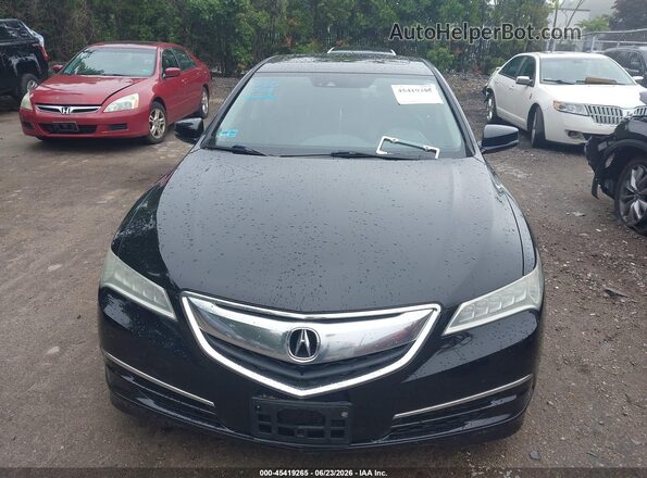 19UUB3F52GA000569 2016 ACURA TLX Black ხელსაწყოთა პანელის ხედი