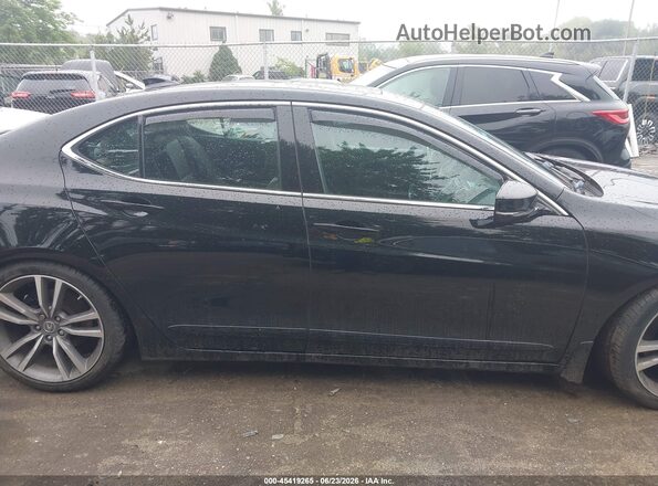 19UUB3F52GA000569 2016 ACURA TLX Black უკანა სალონის ხედი
