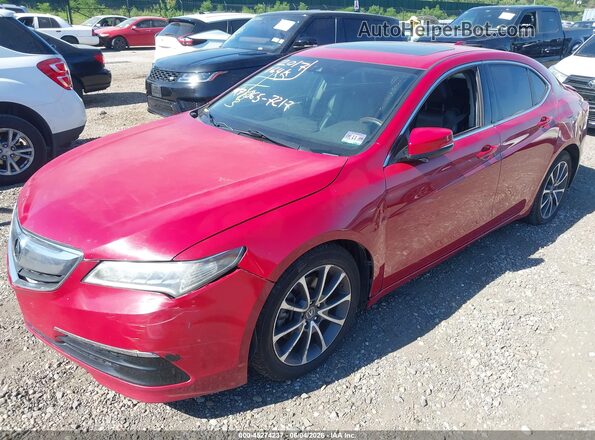 19UUB3F52HA003098 2017 ACURA TLX Red Vista tres cuartos delantera izquierda