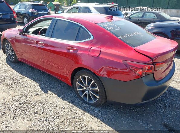 19UUB3F52HA003098 2017 ACURA TLX Red Trasero izquierdo