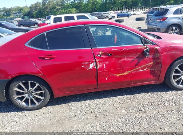 19UUB3F52HA003098 2017 ACURA TLX Red Vista interior trasera