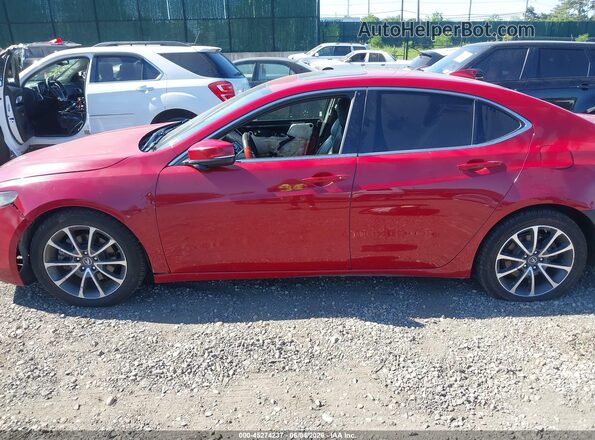 19UUB3F52HA003098 2017 ACURA TLX Red Vista interior de 360 grados
