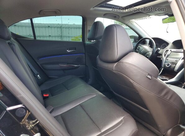 19UUB3F54GA802069 2016 ACURA TLX Black Rear seats view