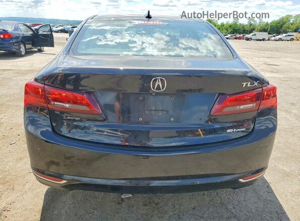 19UUB3F56HA001726 2017 ACURA TLX Black უკანა ხედი