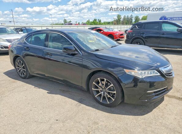 19UUB3F56HA001726 2017 ACURA TLX Black წინა მარჯვენა