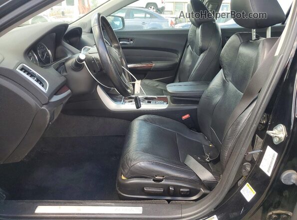 19UUB3F56HA001726 2017 ACURA TLX Black წინა სალონის ხედი