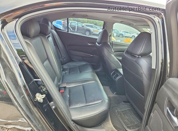 19UUB3F57GA000230 2016 ACURA TLX Black Вид задніх сидінь