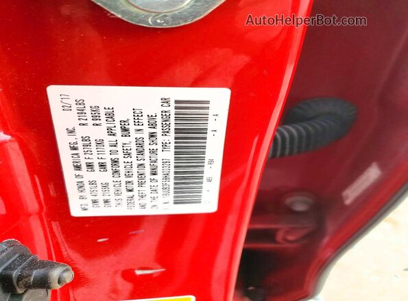 19UUB3F58HA003297 2017 ACURA TLX Красный 